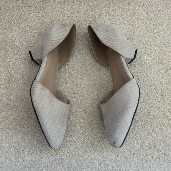 Eileen Fisher Rumi d’Orsay Pump Size 7.5 Tan Suede - Picture 5 of 9